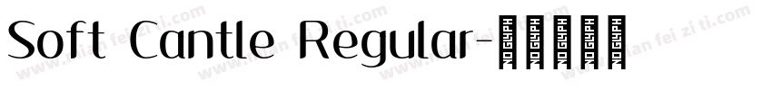 Soft Cantle Regular字体转换